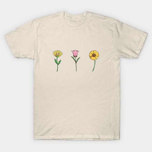 Kawaii Botanical T-Shirt by Salfiart